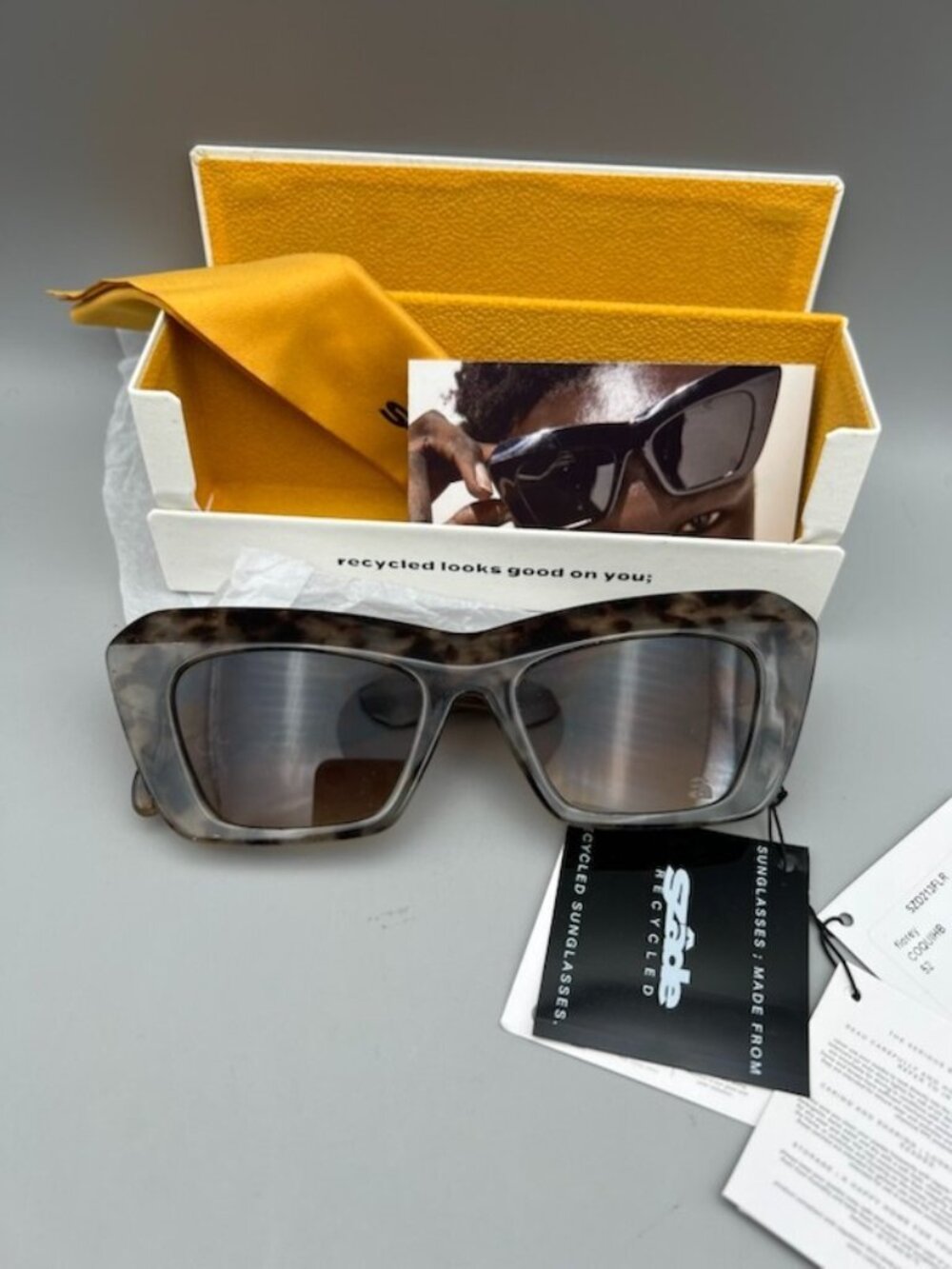 Szade Square Sunglasses Unisex Size 52MM SZD213FLR - COQUIHB Florey - Picture 2 of 2